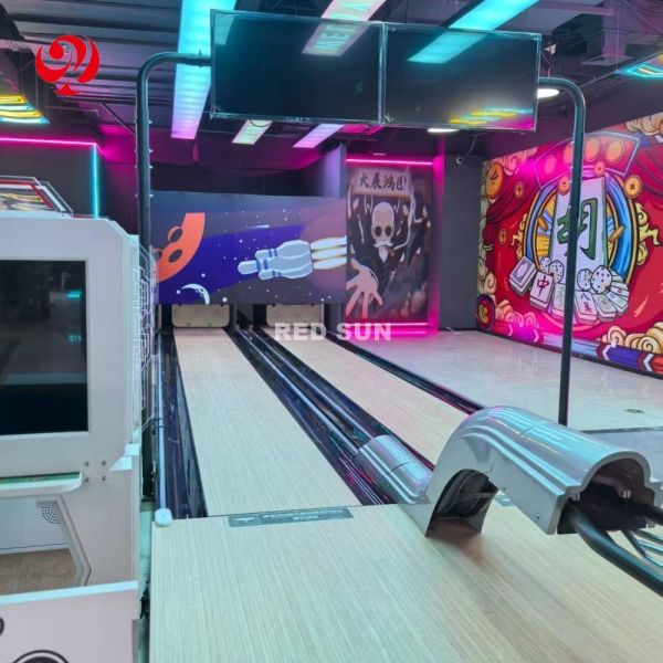 Hot Sale Indoor Synthetic Bowling Lanes Sports Entertainment Equipment Indoor Mini Bowling Equipment