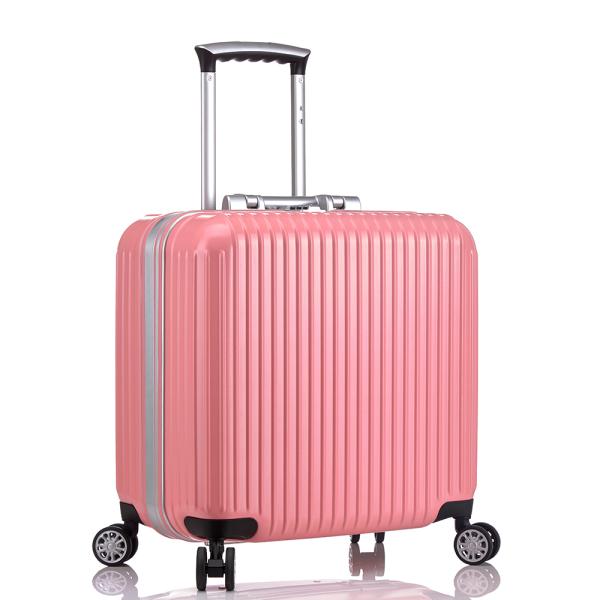Simple Style Aluminum Alloy Frame Luggage Suitcases 16 PC Carry-ons Light Weight Spinner with 360 Universal Wheel