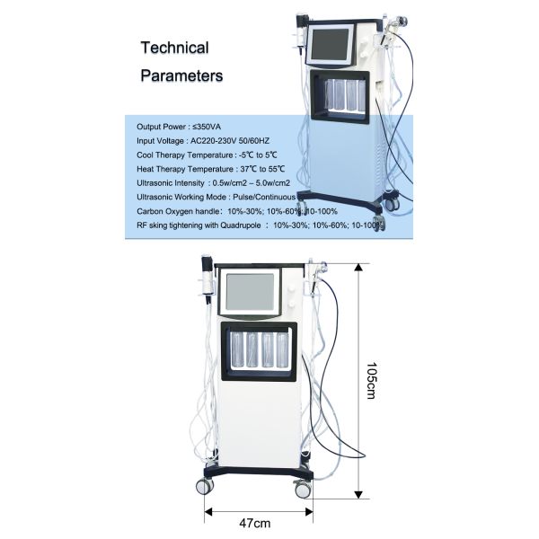8 in 1 multifunctional water peel microdermabrasion facial machine for acne treatment
