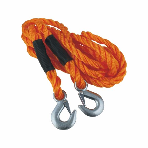 Orange High Strength Flexible Portable Emergency Tool for Towing Heavy Duty Vehicles