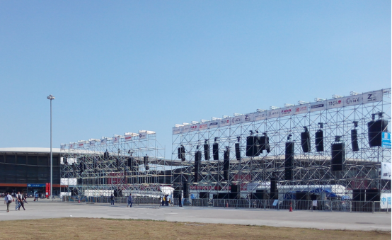 Линия диктор ферменной конструкции серебра слоя дисплея регулируемая DJ блока стоит 48.6mm