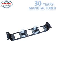 90 do metal da base da parte traseira da montagem do quadro 19 da polegada 1u 9 pares do material de aço inoxidável das maneiras