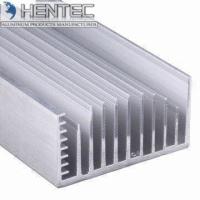 Cars 6005 Extruded Aluminum Heatsink Customized Shape PVDF Finishing