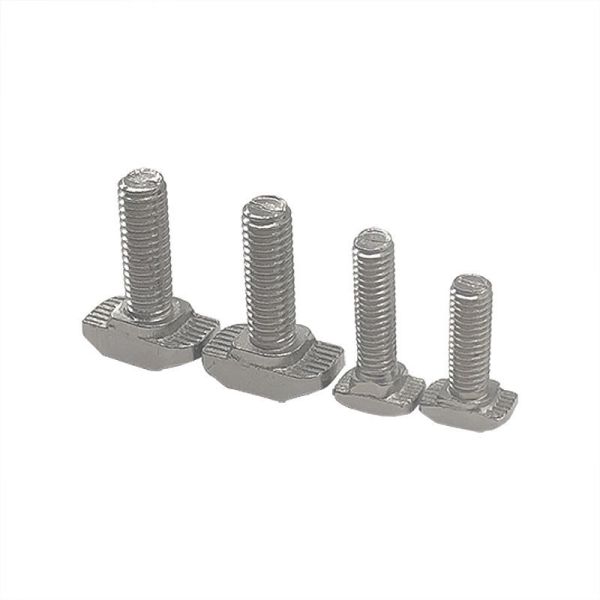 T Slot Hammer Head 304 Stainless Steel Channel T Bolts Screws for Slot 10mm Aluminum Profile