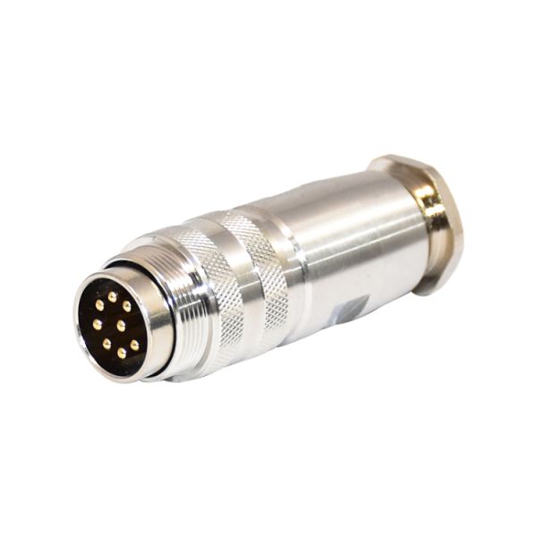PA66 Rigoal M16 Straight Metal Connector Screw Joint Shield