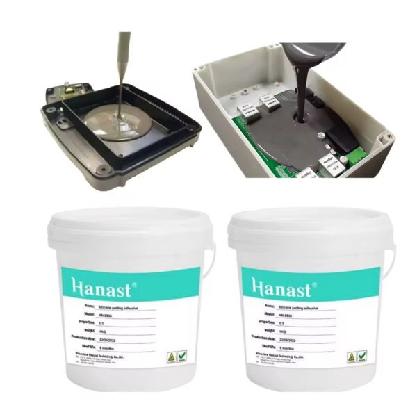 Grey Black Electricalsilicone Potting Compound For Electronics Waterproof Thermal Potting Silicone For Connector PCB Cable