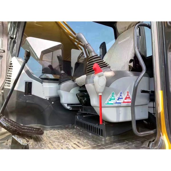 Machines actives pour le déplacement de la terre 35 tonnes Excavatrice utilisée Komatsu PC350-7 avec rampe