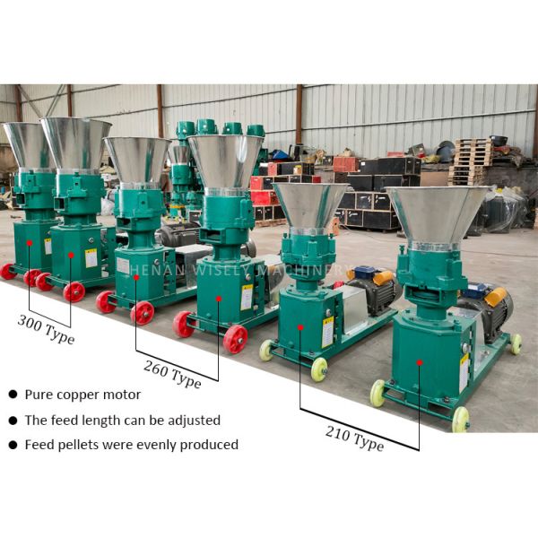 Pelota de madeira azul que faz a equipamento 150kg/H a máquina de madeira do moinho da pelota