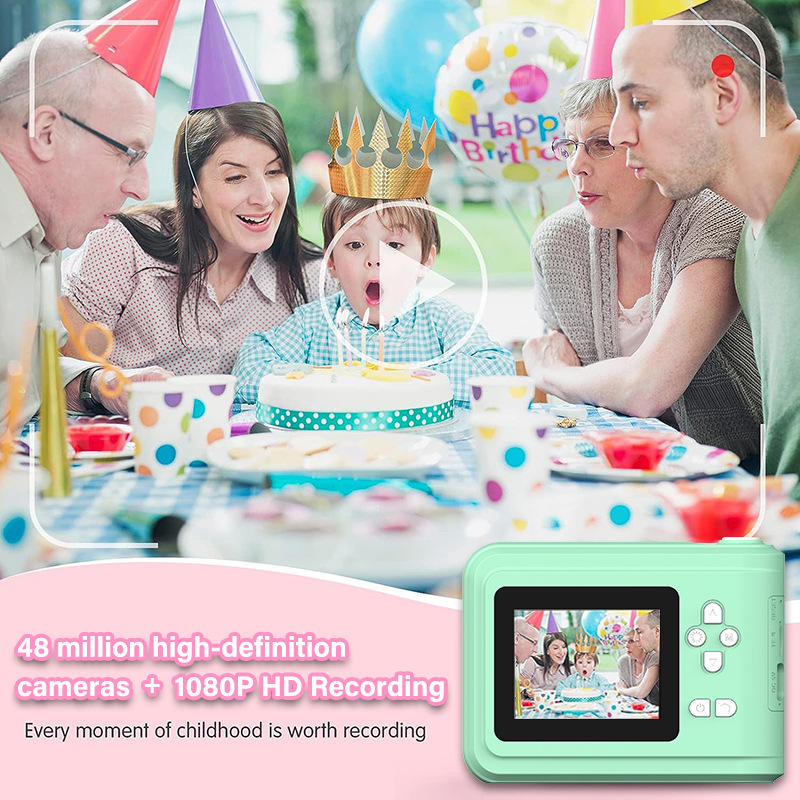 Cross-border Exclusive Supply of Instant Print Digital Cameras, Children's Mini Cameras, High-pixel Toy Mobile Phones, and Camer