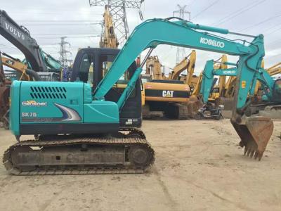 Cubeta levemente usada SK75-8 do ³ da máquina escavadora 0.3m de Koeblco da maquinaria de construção