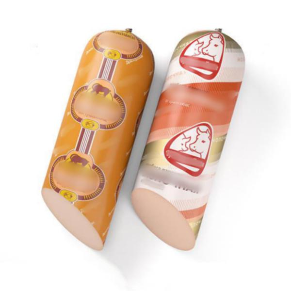 Printable Customized Artificial Plastic Sausage Casings Food Packing Film PA / PE PVDC Casing