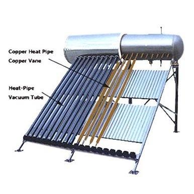 100-360 litros tubo de calor tubo de vácuo caldeira solar aquecedor de água em Qiruite com HIP-58