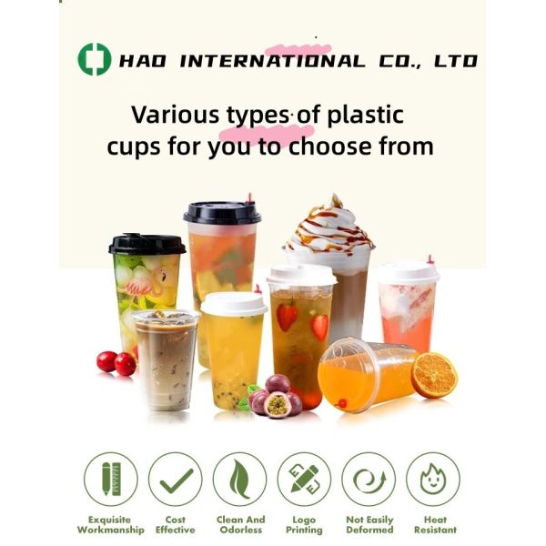Custom Clear Plastic Cups 2.5 3.5 6 7 8 9 10 Oz Vasos Party Drink Cups PP Disposable Cup