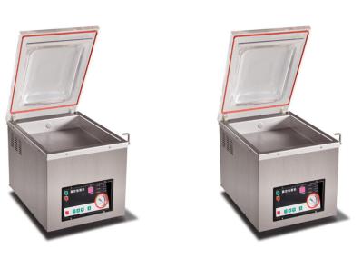 Material de aço inoxidável da máquina de empacotamento do vácuo da câmara do tampo da mesa único