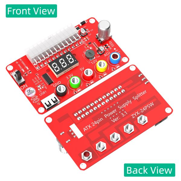 ATX Power Supply Breakout Board и акриловый корпус для легкой установки