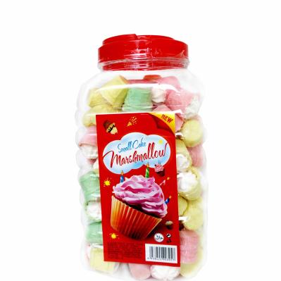 Doces do marshmallow do gosto de Mini Cake In Jar Nice, marshmallow macio dos doces