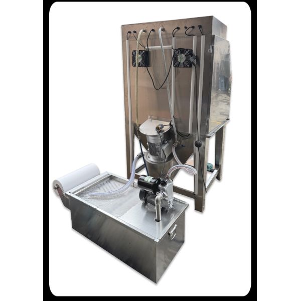 Vapour Blasting Cabinet Closed Loop System Dustless Sand Blast Machine