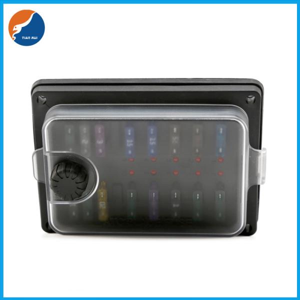 Marine Automotive Car Auto ATC ATO Blade Fuse Box Block LED Waterproof 10 Way Fuse Holder