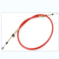 Cable de commande en acier aluminium zinc caoutchouc rouge pour bateau