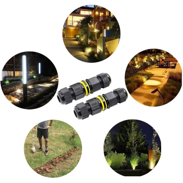 Cables connecteur IP68 imperméables électriques souterrains 2 bornes M16 de la Manche 2~3 extérieures