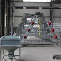 Caixas de frango galvanizadas a quente automáticas para camadas de ovos Caixa de bateria Equipamento de cultivo e coleta de ovos Desinfetante