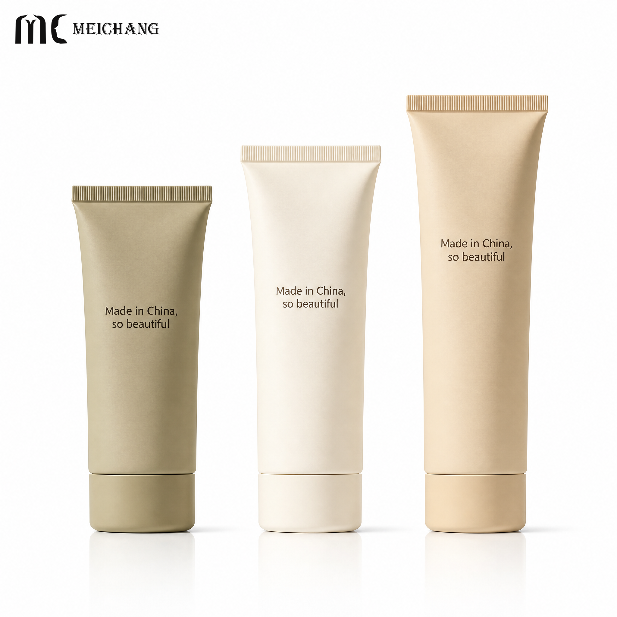 20ml 30ml 50ml 100ml 120ml 150ml Flat Oval PE Cosmetic Squeeze Tube for Hand Cream & Lotion(MC-711)
