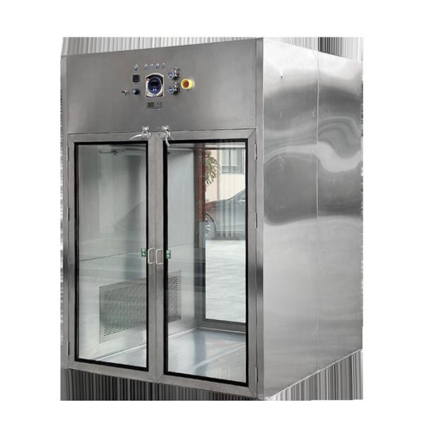 Double Door Clean Room Pass Box For Lab Hepa Adopts H14 Air Shower Pass Box