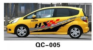 Decorative Car Body Sticker QC-005A / Car Decoration