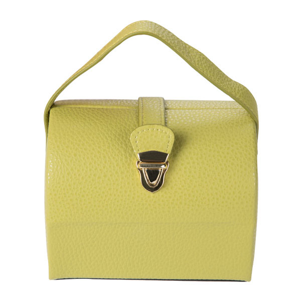 Lock Mirror Cabinet Portable Travel Jewelry Box All Sides With Full Cover