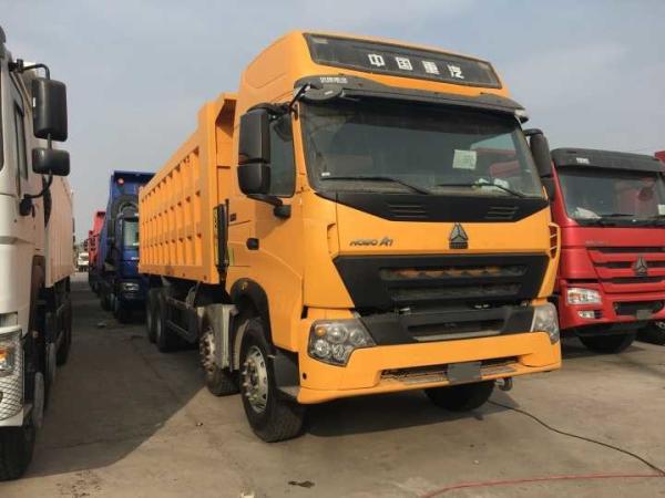 Sinotruk Howo A7 8X4 371HP 30 Ton Dump Truck With 12  Tires 1 Year Warranty
