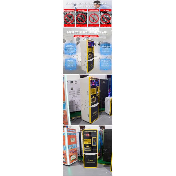 Game Center Card System Self Service Machine Fits All Types Of The Ticket