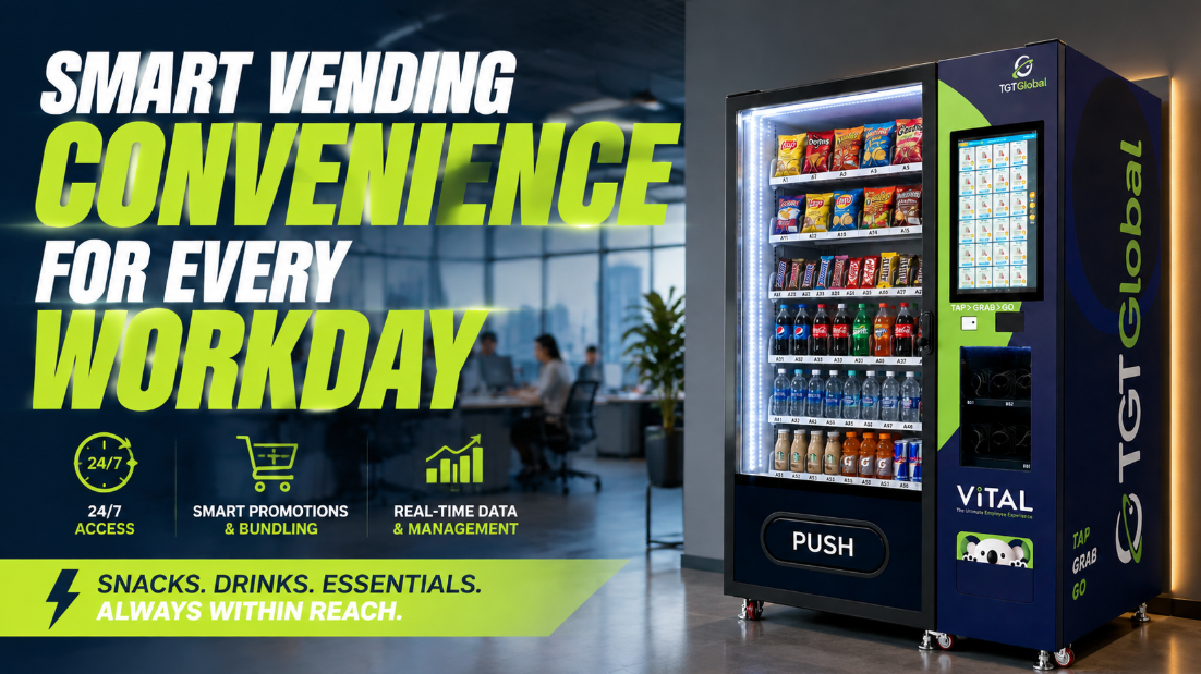 WEIMI Smart Snacks & Drinks Vending Machine with Cloud Management System for Office