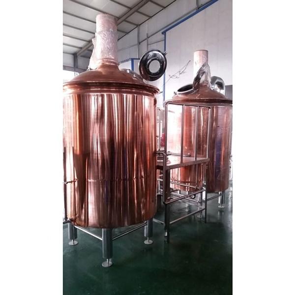 Equipamento de fabricação de cerveja de cobre Kvass fácil de operar para construção de projetos chave em mão