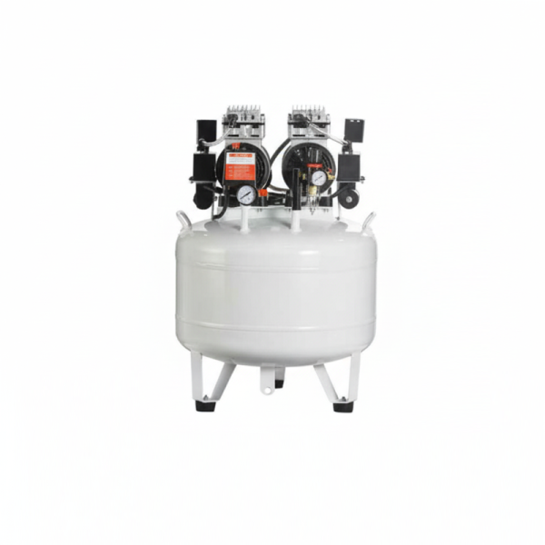 Oil-Free Air Compressor WII-1500W-80L Silent 105L/Min 0.7/0.8MPa Dual Motor 1450rpm