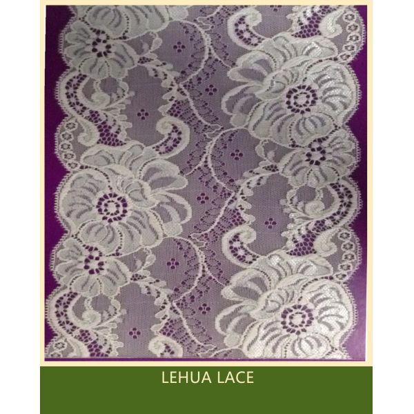Hot Selling and nice quality Nylon Spandex Stretchy Brazil Lace from China