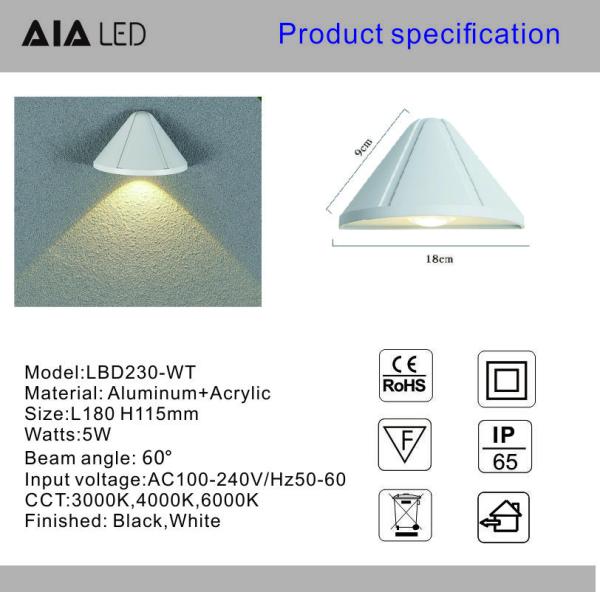 Outdoor wall lamp waterproof garden lamps exterior wall light up and down luminous spotlight villa wall washing lighting