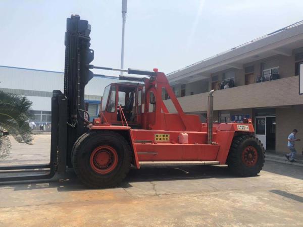                  Used Forklidt Kalmar 45 Ton Lifter, Manual Work Truck Kalmar Dcd450 Heavy Truck Forklift with Diesel Engine for Sale             