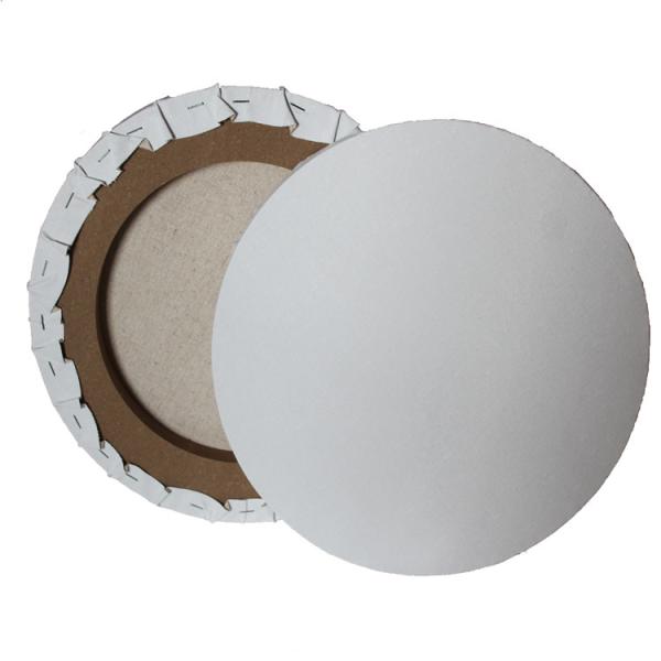 MDF Oval Stretched Cotton Canvas 20x30cm for Painting