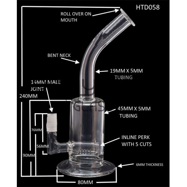 12inch Glass Water Bongs Smoking Water Pipe Bonge DAB Rig Pipes Hand Blown