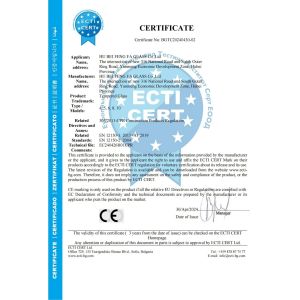 Hubei Fengfa Glass Co., Ltd Certifications