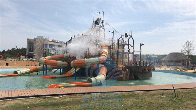 Водных горок спортивной площадки HDG стеклоткани водные горки стальных большие для детей взрослых