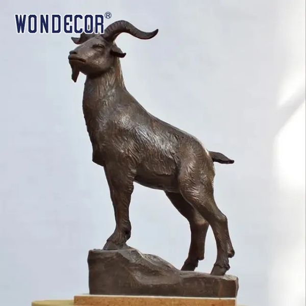 Сад козы металла ИНТЕРЕСОВ 100cm ваяет на открытом воздухе домашнее украшение