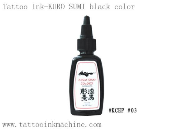 OEM 1oz 2oz Japanese Kuro Sumi Eternal Tattoo Ink for Tattooing Body