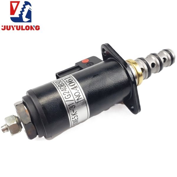 JUYULONG for Kobelco SK200 250 260-6E-8 G24DB50 Excavator Safety Lock Solenoid Valve YN35V00050F1 Construction Machinery Parts