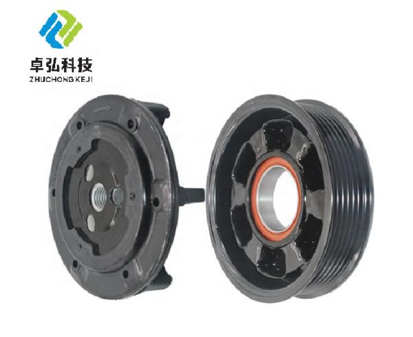 Auto AC Compressor Pulley Clutch Kit 6PK 115MM 12V For BMW E66 with 745 i Engine