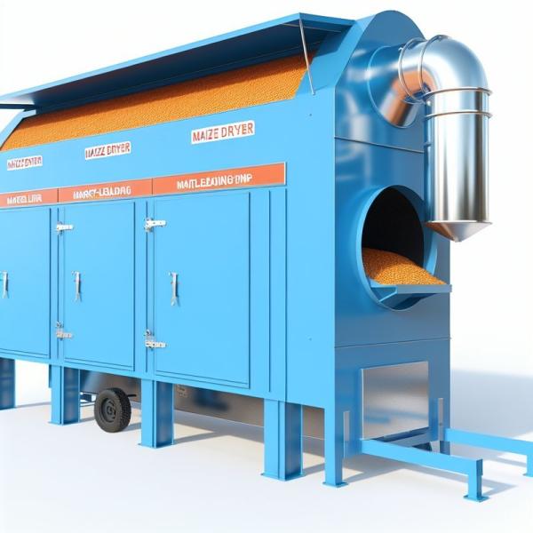 Industrial Maize Dryer Machine 100-1000T/D Capacity Weather-Resistant