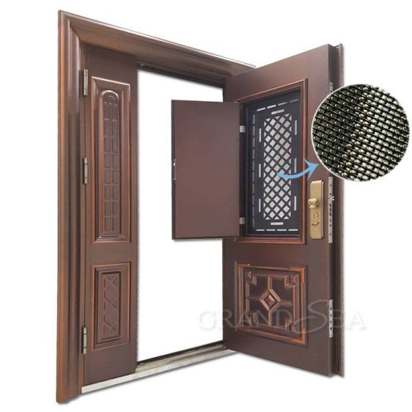 Chinese Supplier Professional Product Cheap Price Top Supplier Luxury Design Metal Galvanized Security Steel Door for Business