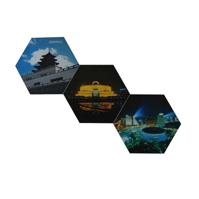 Hexagon Edge SEG Fabric Frames Advertising Display Single Sided Printing