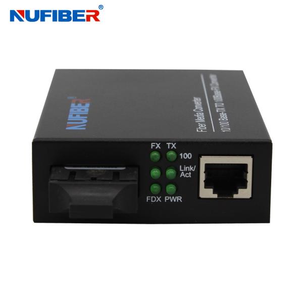 10/100M Fiber Optic Media Converter Duplex SM 1310nm 20km SC Fiber Optic Converter