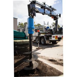 Quick Hitch Connection Earth Auger Easy Switch on Different Brand Mini Excavators